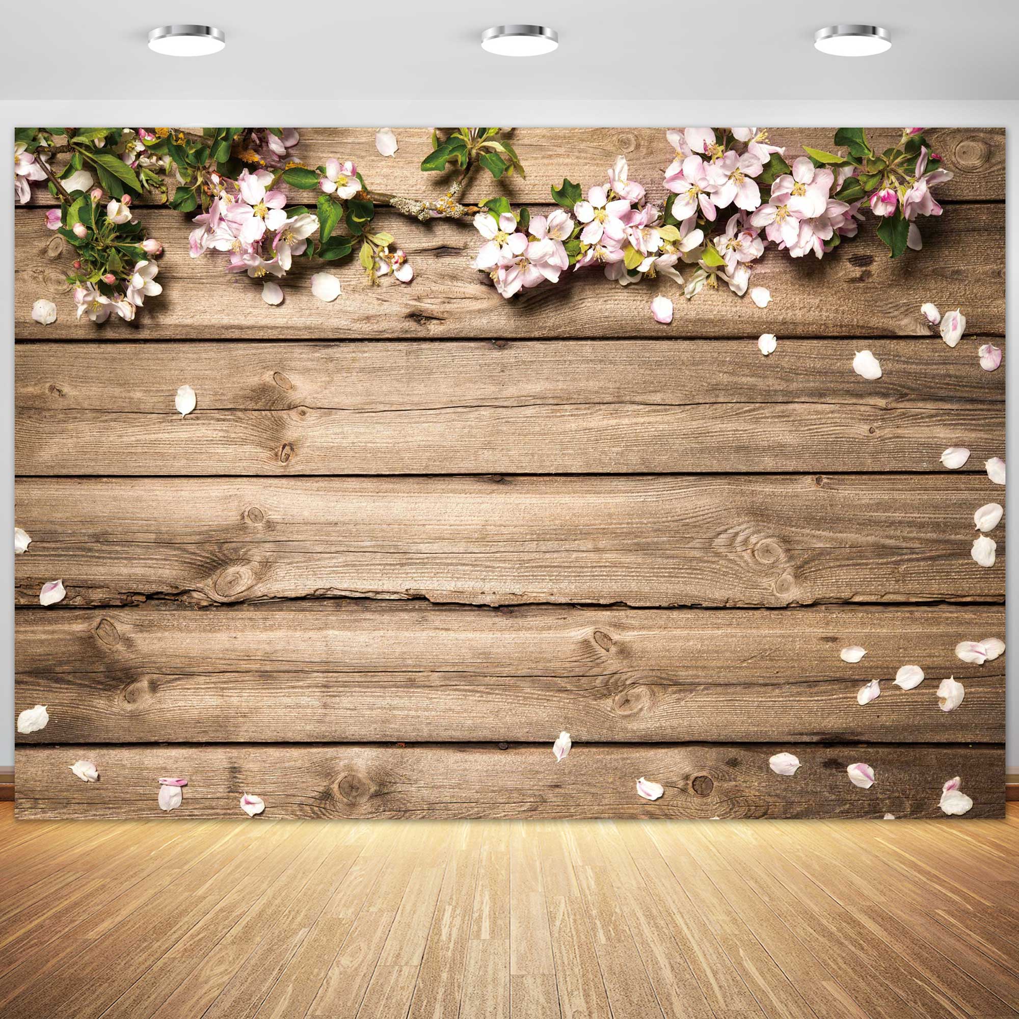 Wooden Floor Photography Backdrop for Portrait Photo Studio Background