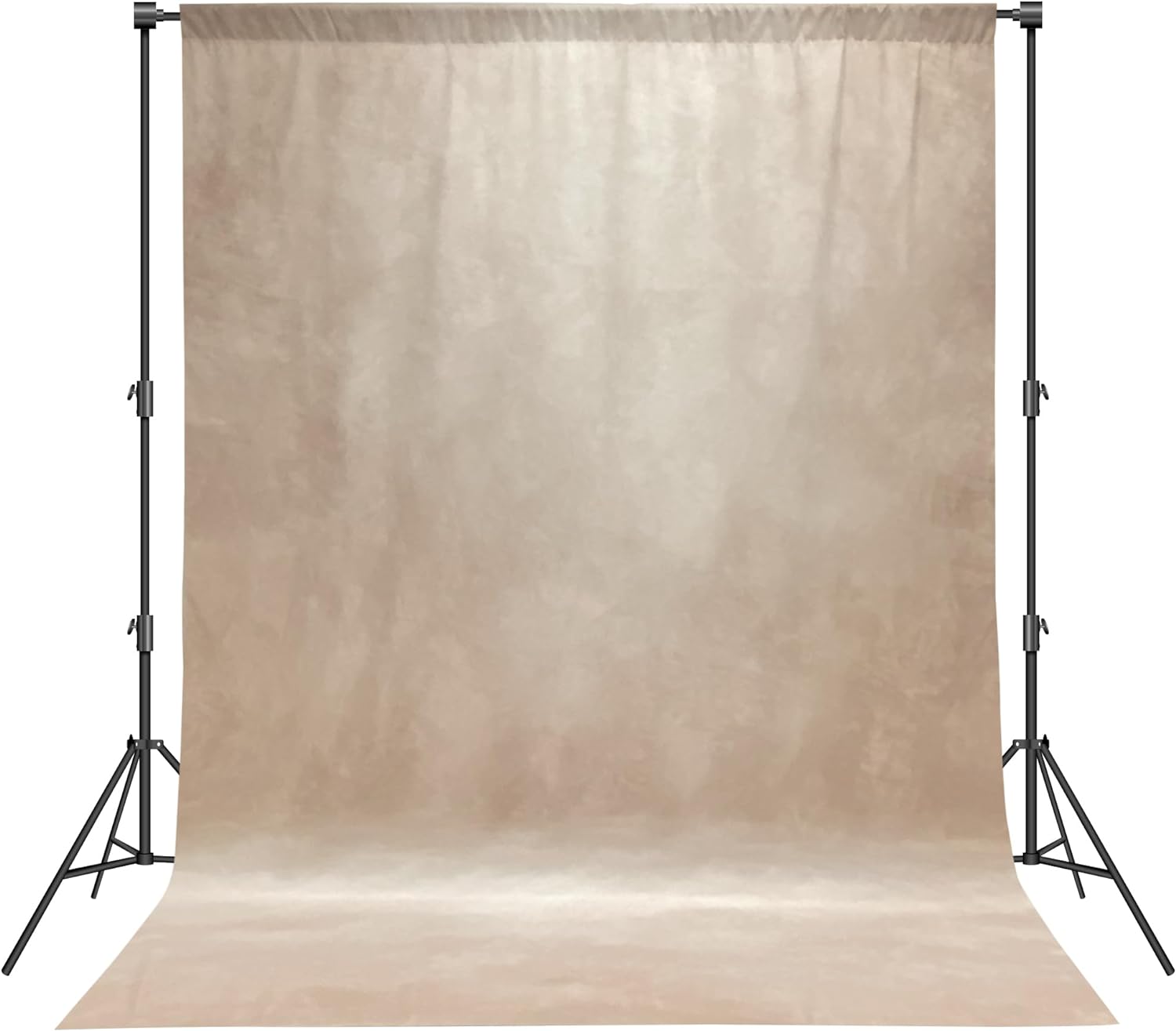 Abstract Beige Professional Photography Backdrop for Adult Portrait Photo Props Booth Background Photoshoot Studio with Thick Ployester Fabric Roller Pocket on Top