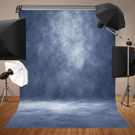 Abstract Dark Blue Purple Professional Photography Backdrop