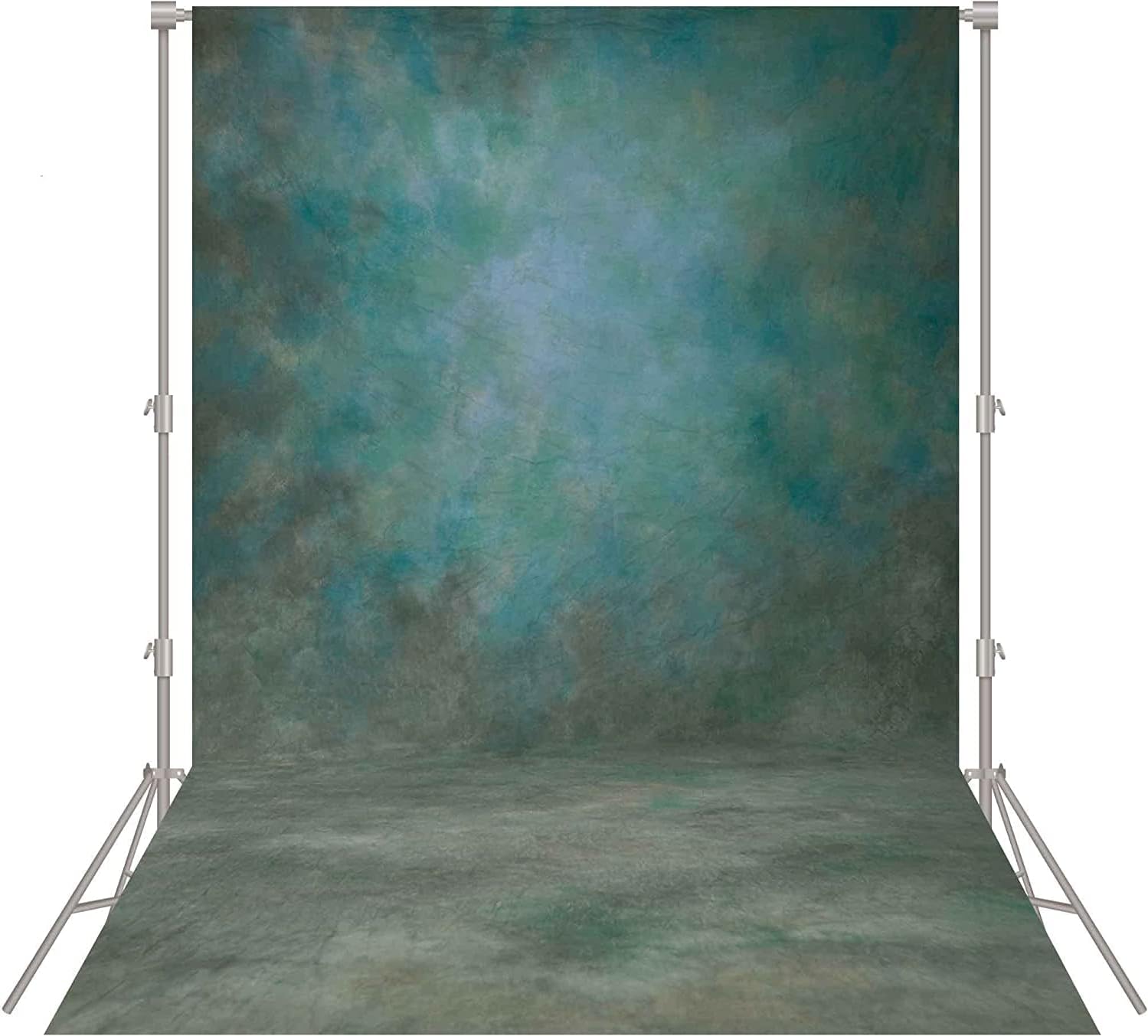 Abstract Backdrops Dark Green and Blue Photo Backdrop for Studio Booth Props Portrait Backgound