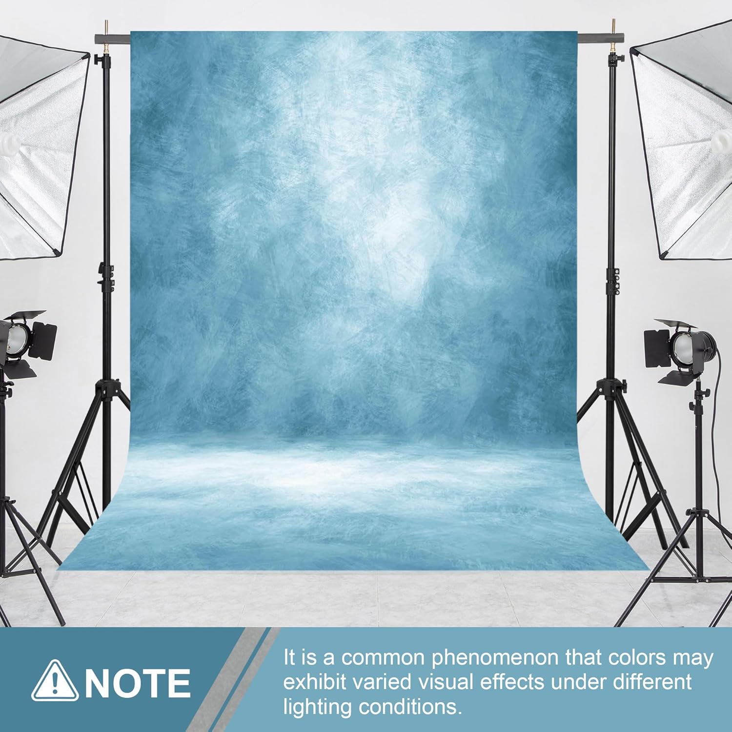 Abstract Light Blue Professional Photography Backdrop