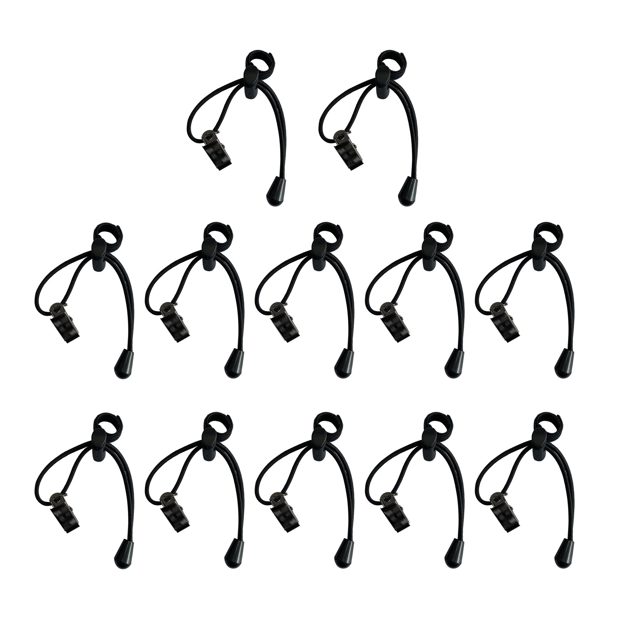 12 Pack Backdrop Clips Multifunctional Muslin Background Clamps for Photo Video Photography Studio, Black,Rustproof Metal-12Pack